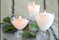Timeless Glass Candles from Repurposed Pillars