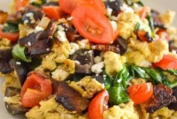Mediterranean Garden Bacon Scramble