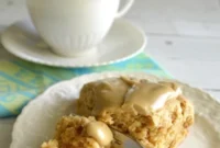 Copycat Starbucks Whole Grain Frosted Maple Oat Scones
