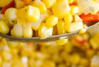 Sweet Corn Bell Pepper and Onion Medley