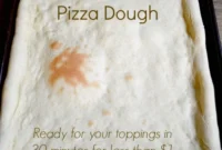 Quick Homemade Pizza Dough For Under One Dollar