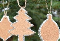 Designer Look Glitter Cork Ornaments