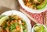 Easy One-Pan Sriracha Chicken Noodle Bowls