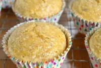 Zesty Honey Lemon Flaxseed Muffins Gluten Free