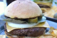 Smashed Garlic Jalapeno Burgers Brewpub Style