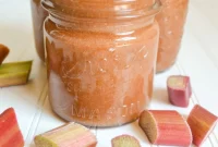 Handcrafted Honey Rhubarb Ginger Preserve