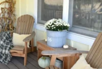 Autumn Porch Bliss: Simple Natural Neutral Decor