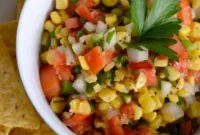 Quick Roasted Corn Salsa: Frozen Corn Shortcut
