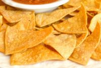 Homemade Crispy Tortilla Chips in Just 10 Minutes