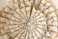 Vintage Score Wreath Creation