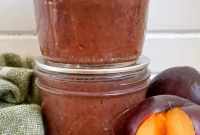 Sweet Heat Plum Sauce for Canning