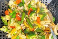 Easy Grill Basket Vegetables