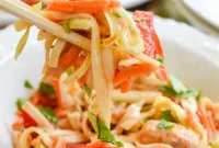 Spicy Peanut Noodles with Chicken: Your Ultimate Easy Pantry Meal