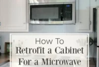 Transform an Existing Cabinet for a Microwave