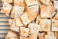 Effortless Whole Wheat Sourdough Discard Crackers