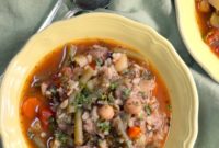 Hearty Italian Sausage Vegetable Soup Slow Cooker Instant Pot