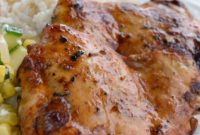 Sriracha Soy Glazed Chicken