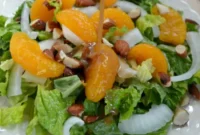 Zesty Orange Almond Salad with Balsamic Vinaigrette