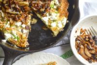 Sweet and Savory Potato and Caramelized Onion Frittata