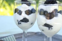 Summer Berry Parfaits with Golden Honey Cream
