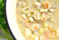 Green Chili Seafood Chowder