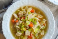 The Easiest Chicken Noodle Soup Ever