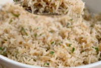 Grandma’s Effortless Delicious Baked Rice