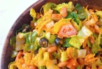 Tex-Mex Salad with Zesty Ranch Beans and Signature Dressing