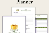Free Printable Holiday Gift Planner: Make Gifting Joyful Again