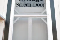 Revive Your Vintage Screen Door