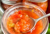 Homemade Rotel-Style Tomato and Green Chili Mix