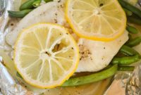 Zesty Lemon Fish and Veggie Grill or Bake Packets