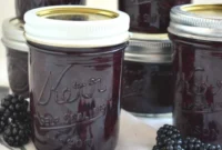Easy 3 Ingredient Maple Blackberry Jam for Canning and Freezing