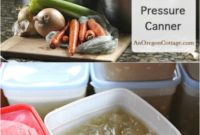 Homemade Chicken Stock Pressure Canned Perfection