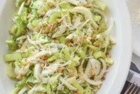 Crisp Celery & Onion Salad with Shaved Parmesan