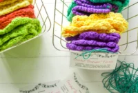 Crochet Reusable Towel Basket – Simple Handmade Gift