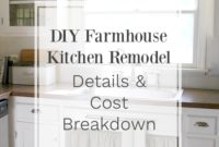 80s Ranch Kitchen Revamp: DIY Farmhouse Fresh Remodel with Complete Cost Breakdown