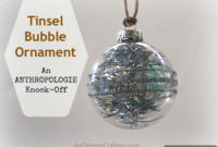 Crafting Elegant Glitter Tinsel Decorations