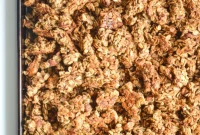 Healthy Quick Maple Honey Granola Bark Clusters