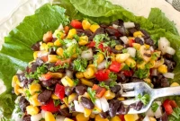 Zesty 10 Minute Black Bean and Corn Salad