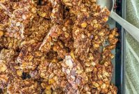 Kolay ve Yüksek Proteinli Akçaağaç Tarçınlı Granola Tarifi