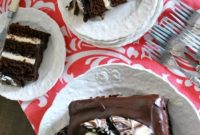 Decadent Triple Chocolate Cake with Silky Ganache and Crunchy Chocolate Shards