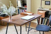 Ikea Trestle Desk: Upcycling Old Flooring for a Stylish Workspace