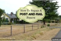 Revive Your Round Post and Rail Fence The Easy Way