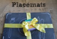 DIY Chalkboard Placemats from Thrift Store Treasures