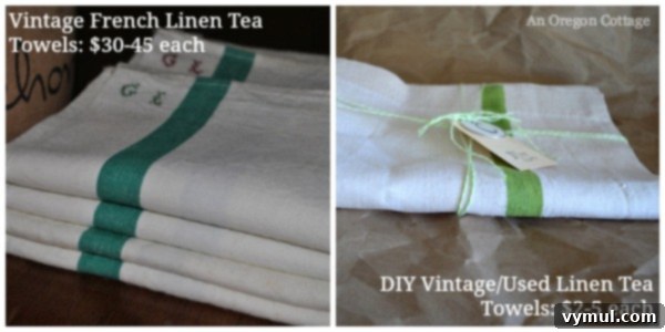 DIY Linen Towel Comparison - An Oregon Cottage
