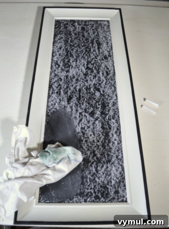 Kendin Yap Restoration Hardware Stili Kara Tahta Duvar Panosu 5 Conditioning RH Chalkboard Subway Sign - An Oregon Cottage