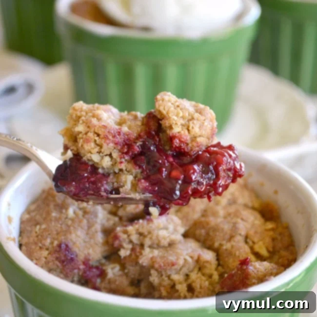 berry crisp bite