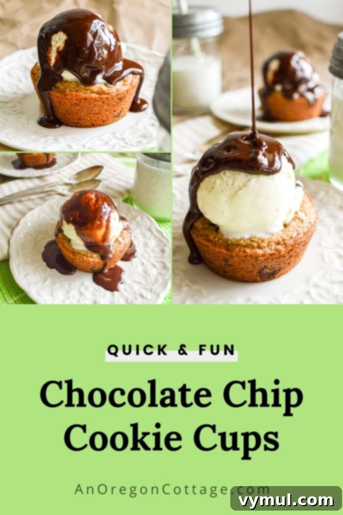Chocolate Chip Cookie Cups: Edible Bowls for Every Treat 9 quick chocolate chip cookie cups
