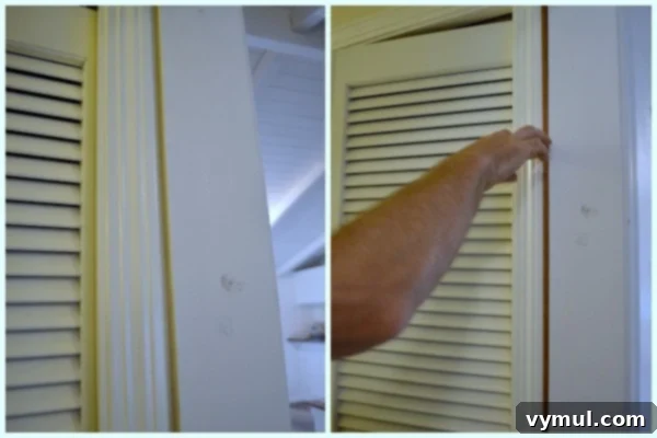 Instant Old-World Charm: Easy DIY Door Trim 6 Adding Cottage Character with a Door Frame - Filling Gaps for a Seamless Finish - An Oregon Cottage